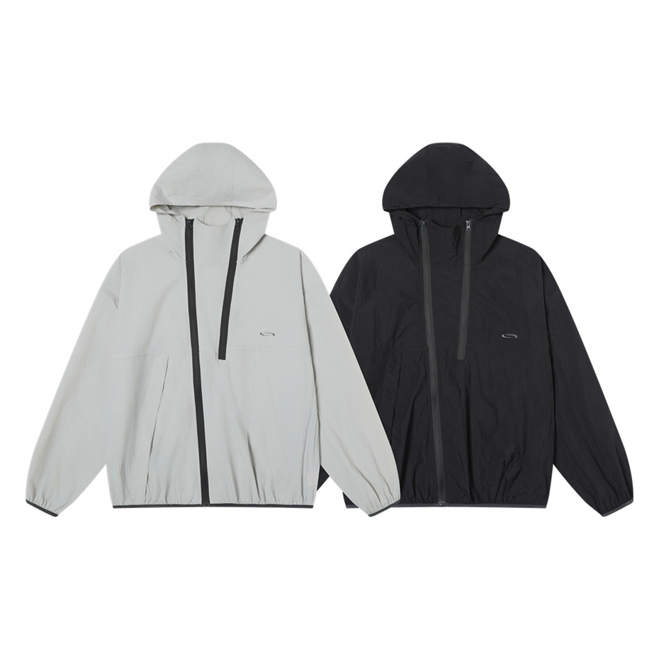 Vintage Windbreaker Nylon - Винтажная ветровка с капюшоном, мужская летняя