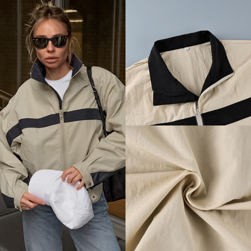 Женская ветровка с цветовыми б – обзор и цена Vintage Windbreaker Nylon