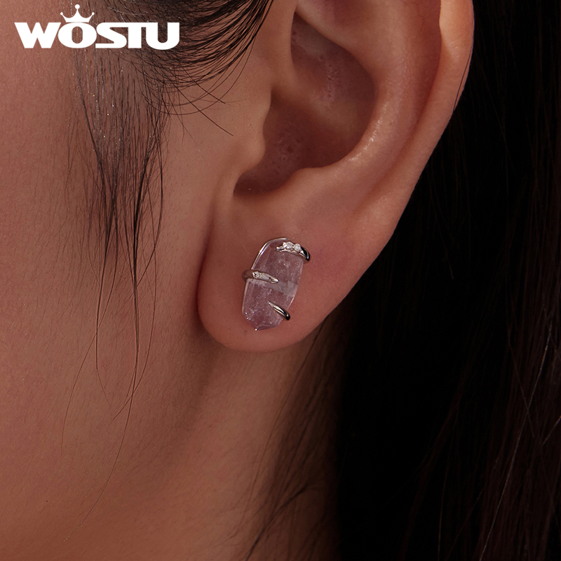 Серьги-гвоздики WOSTU с фиолет – обзор и цена Vintage Fashion Online